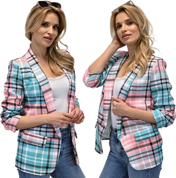 Куртка женская, рукава драпированные, L/40 узор 7