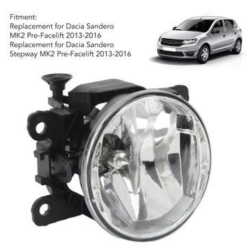 Противотуманная фара 261500097R с заменой лампы для Dacia Sandero FT