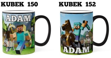 ВОЛШЕБНАЯ КРУЖКА 330 МЛ MINECRAFT РАЗНЫЕ ДИЗАЙНЫ + НАЗВАНИЕ
