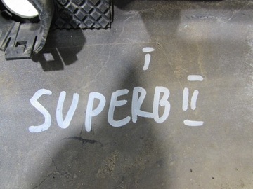 фото thumb №9, Накладка спойлер дифузор бампера skoda superb ii 2 3t5807521 зад