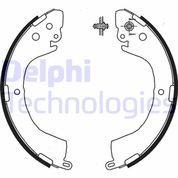 фото thumb №2, Delphi ls1852 набор тормозная колодка тормозных