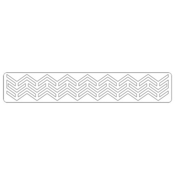 WYKROJNIK do papieru Sizzix 658786 Chevron Border - zygzak