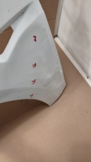 Крило ліве перед передній tesla model 3 оригінальний Зі Шроту, фото thumb