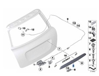 фото thumb №4, Mini оригінальний номер молдинг кришки багажника r55 r56 хром aso