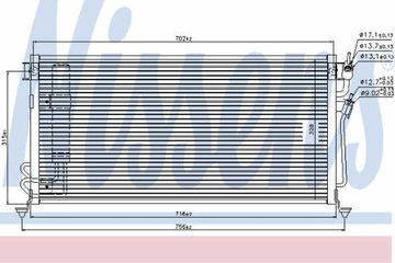 фото thumb №13, Радиаторов кондиционера mitsubishi lancer 03-: 2.0