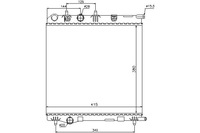 фото thumb №1, Nissens радиатор двигателя citroen c3 ii ds3 peugeo