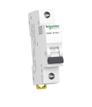 АВТОМАТИЧЕСКИЙ ВЫКЛЮЧАТЕЛЬ SCHNEIDER K60N 1П B10A 6кА переменного тока
