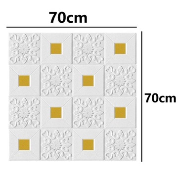 70x70 см 3D стерео пенопластовые наклейки на стену на крышу Sa