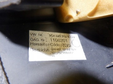 фото thumb №7, Vw passat b6 захист задньої сидіння 3c0885702r