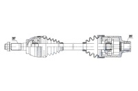 Приводной вал приводная mazda 3 1.6td mzrcd 09- правый  nty Доставка, фото thumb