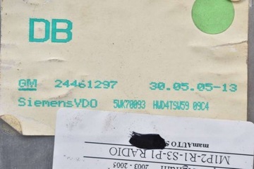 фото thumb №14, Радио радиопроигрыватель cd90 навигация 13163937 24461297 opel signum 03-05