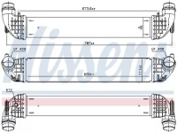 Nissens 96140 радиатор воздуха наддувочный Киев, фото thumb