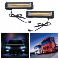 Фара stroboskop помаранчевий w решітка радіатора 2szt. led 12v комплект з пульт Київ, фото thumb