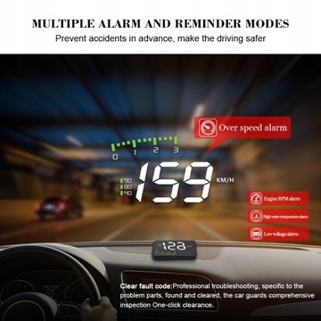 ПРОЕКЦИОННЫЙ ДИСПЛЕЙ СВЕТОДИОДНЫЙ ЖК-ПРОЕКТОР HUD OBD C100