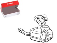 фото thumb №1, Гаситель системы выпускной задняя mini r50 r53 r52 1.6 03.02-11.07 bosal