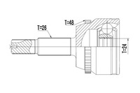 фото thumb №2, Шарнір зовнішній toyota highlander 07-13