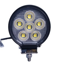 Лампа робоча світлодіодна 24 led 24w 12-24v діоди osram кругла mini протитуманна фара Ціна, фото thumb