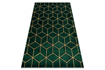 Ковер EMERALD HEXAGON глянец зелёное золото 80х150