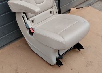 фото thumb №4, Сиденье пассажира ii ряд задний зад mercedes v-klasa w447 кожа кремовый eu