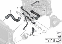 фото thumb №12, Bmw e81 e82 e87 2.0 d n47 трубка  резиновый труба шланг радиатор основний  4729914
