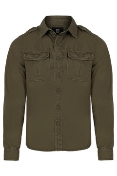 Brandit Vintage Рубашка с длинным рукавом оливкового цвета L