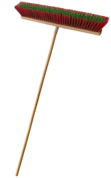 Miotła ulicówka zamiatacz 50 cm szczotka z uchwytem metalowym z trzonem