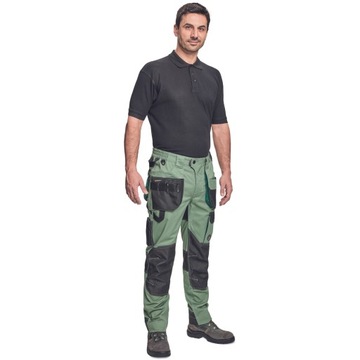 Гибкие рабочие брюки CERVA Dayboro green60
