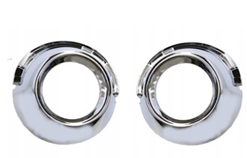 фото thumb №1, Peugeot 307 05-07 рамка решётка хром бампер галоген левая + правая комплект