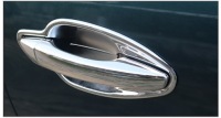 Накладки на дверные ручки Peugeot 308 13-18r Полный хром