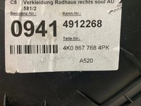 фото thumb №5, Audi a6 c8 защита порога правые зад 4k0867768