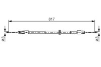 Купити 1987482024/bos трос ham. ручний. db t. w164/x164 05- le/pr bosch, фото thumb