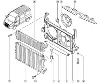 фото thumb №8, Штифт крепления радиатора trafic ii iii vivaro vivaro b talento nv300 org