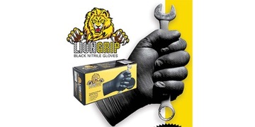 ПЕРЧАТКИ ДЛЯ МАСТЕРСКОЙ Lion Grip 100шт L