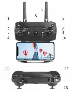 E99 DRONE 4K КАМЕРЫ ПРЕДОТВРАЩЕНИЯ ПРЕПЯТСТВИЙ WIFI + НАУШНИКИ