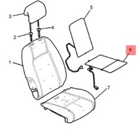 фото thumb №7, Мат отопления сиденье chevrolet captiva оригинальный номер 96477924