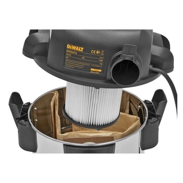 Odkurzacz Przemysłowy Dewalt 1050 W DXV30SAPTA Praca na Mokro