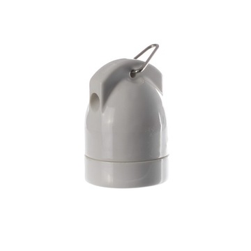 RETRO LOFT CERAMICZNY UCHWYT WISZĄCY ŻARÓWKI E27