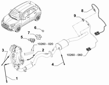 фото thumb №7, Fiat 500x jeep renegade compass датчик температуры давления 00463436700