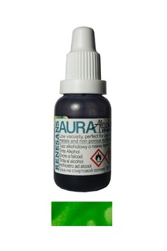 Чернила Aura Ink Renesans Alcohol, 15 мл, светло-зеленые