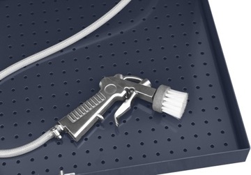MAŁA MYJKA KABINOWA GARAŻOWA NA ŚCIANĘ NA WODĘ PŁYN + PISTOLET + POMPKA