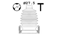 фото thumb №1, Sasic защита шарнир перед внутри ford c-max ii fiesta vi focus