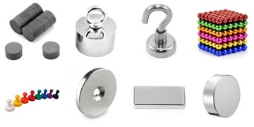 MAGNES Neodymowy Walcowy 45x10 mm OKRĄGŁY SILNY MOCNY N42 KRĄŻEK 45mm 45