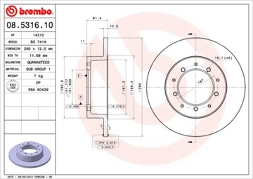 фото thumb №3, Диски гальмівні колодки зад brembo land rover discovery i