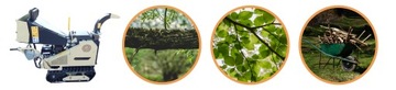 Самоходный измельчитель-измельчитель с двигателем на гусеницах Geograss SZ130