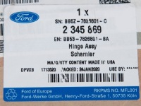 фото thumb №4, Петля левый верхний дверь задняя explorer 20- ecosport