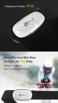 Датчик пульсометра Meilan ANT+ для Polar Garmin Mio