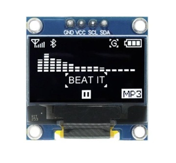 0,96 OLED-дисплей SSD1306 Контроллер Arduino I2C Белый