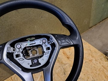 фото thumb №7, Mercedes w246 w176 руль кожаный чёрная комплектная