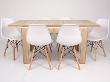 Скандинавский комплект SONOMA TABLE и 6 стульев КУХНЯ