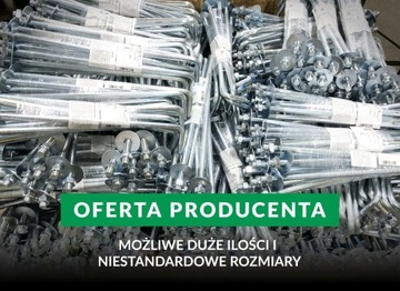 Анкер 16х400 для стен Г-образной трубы, оцинкованный. ИТБ